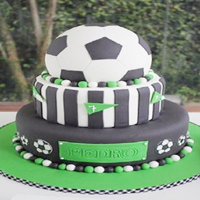 "Designer Football Themed Cake HS5 -8kgs (Bangalore Exclusives) - Click here to View more details about this Product
